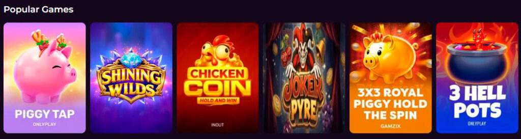 popular games rockstar casino